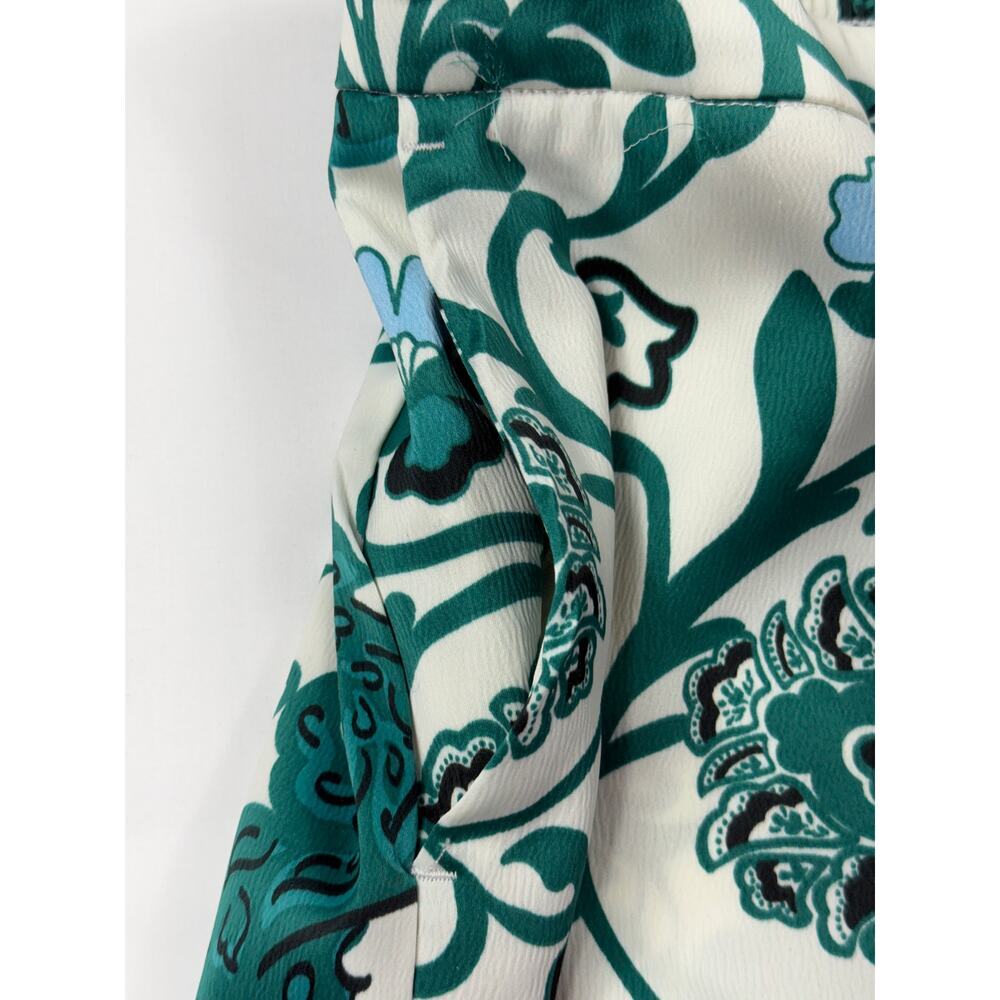 Rachel Zoe Women Notch Lapel Printed Satin Blazer and pants suit set Sz XS - Picture 6 of 16